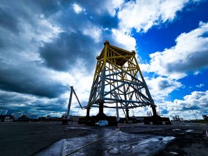 Store lastbillifte på projekt på Esbjerg Havn