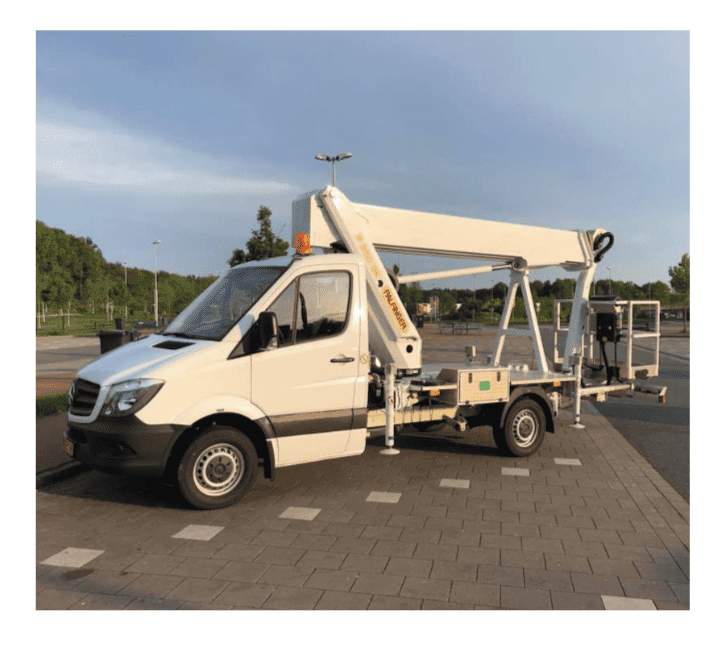 Udlæg for Billift 25 m. Palfinger P250BK